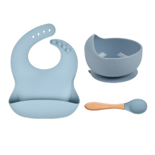 Baby Silicone Bowl Spoon Bib Baby Bowl Silicone Marble Silicone Bibs And Bowl Set